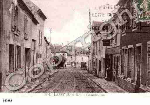 Ville de LASSY, carte postale ancienne