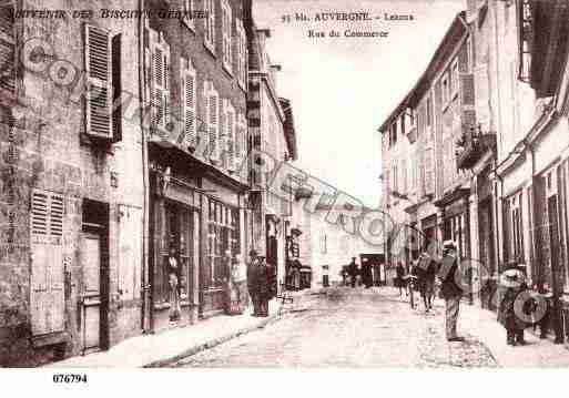 Ville de LEZOUX, carte postale ancienne