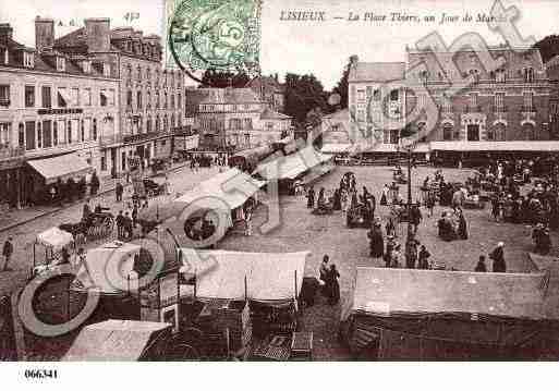 Ville de LISIEUX, carte postale ancienne