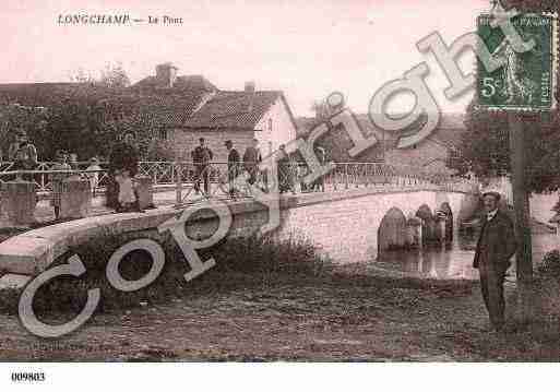 Ville de LONGCHAMPSURAUJON, carte postale ancienne