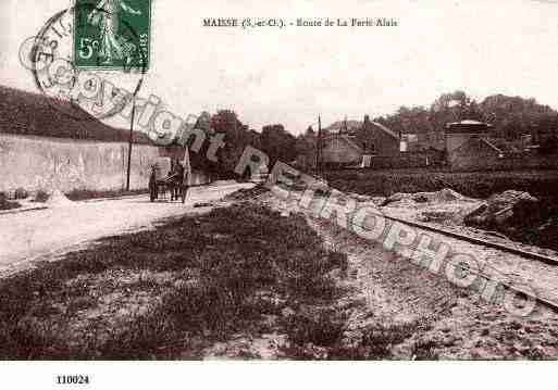 Ville de MAISSE, carte postale ancienne