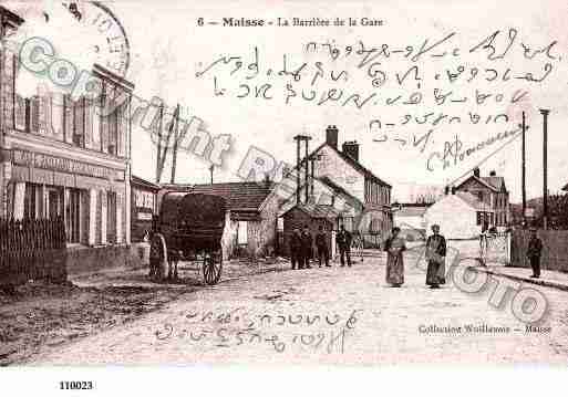 Ville de MAISSE, carte postale ancienne