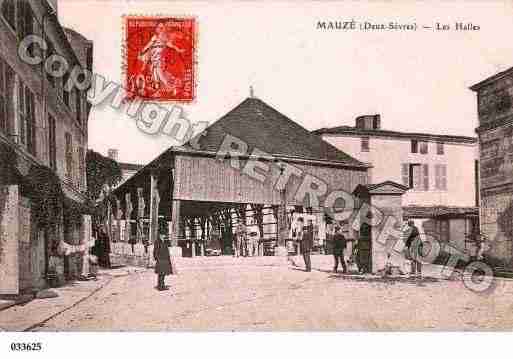 Ville de MAUZESURLEMIGNON, carte postale ancienne