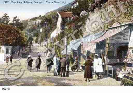 Ville de MENTON, carte postale ancienne