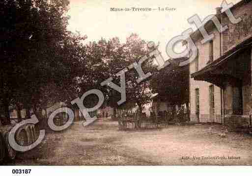 Ville de MONSLATRIVALLE, carte postale ancienne