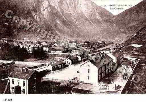 Ville de MOUTIERSTARENTAISE, carte postale ancienne