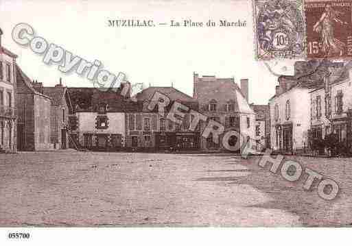 Ville de MUZILLAC, carte postale ancienne