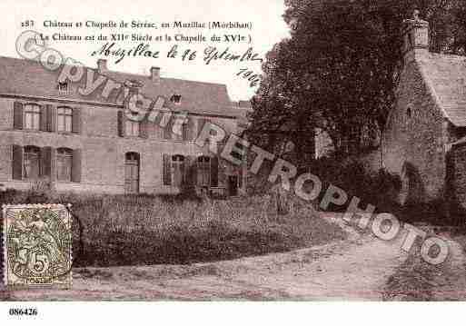 Ville de MUZILLAC, carte postale ancienne