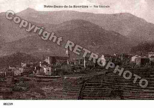 Ville de NOTREDAMEDELAROUVIERE, carte postale ancienne