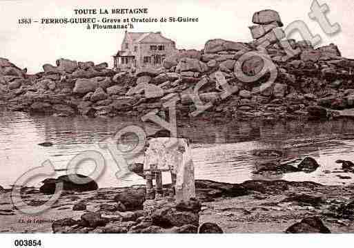 Ville de PERROSGUIREC, carte postale ancienne