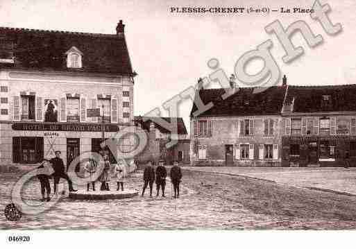 Ville de PLESSISCHENET(LE), carte postale ancienne