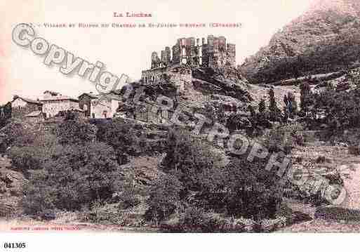 Ville de SAINTJULIEND'ARPAON, carte postale ancienne