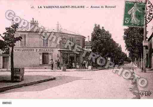 Ville de SAINTMAURDESFOSSES, carte postale ancienne