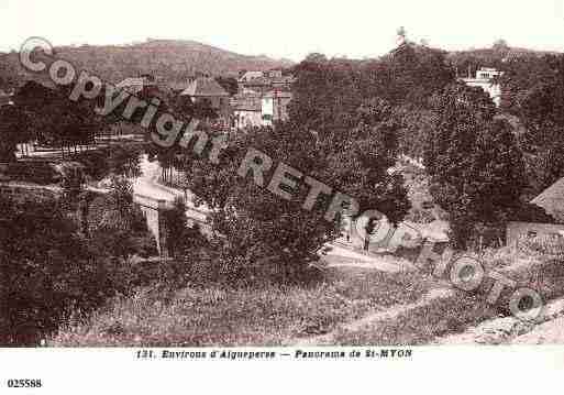 Ville de SAINTMYON, carte postale ancienne