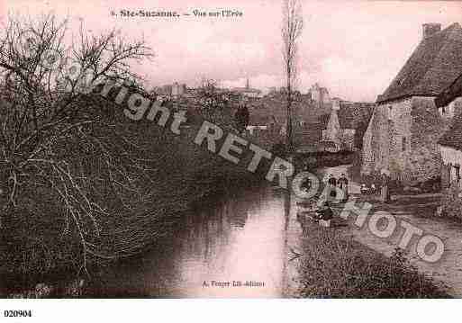 Ville de SAINTESUZANNE, carte postale ancienne