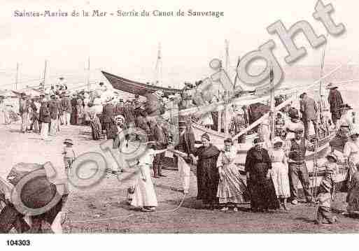 Ville de SAINTESMARIESDELAMER, carte postale ancienne