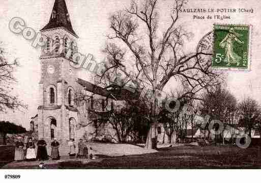 Ville de SAULZAISLEPOTIER, carte postale ancienne