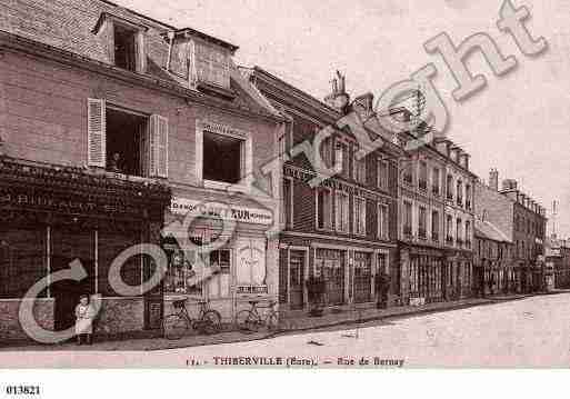 Ville de THIBERVILLE, carte postale ancienne