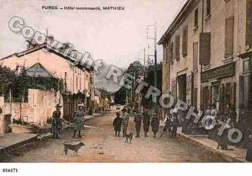 Ville de TULLINS, carte postale ancienne