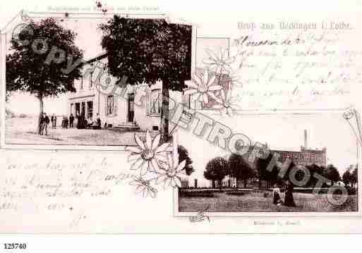 Ville de UCKANGE, carte postale ancienne