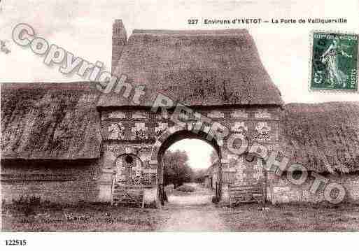 Ville de VALLIQUERVILLE, carte postale ancienne