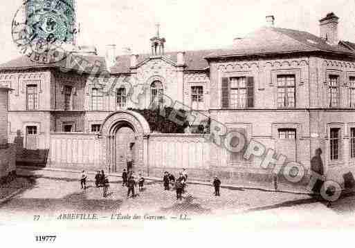 Ville de ABBEVILLE, carte postale ancienne