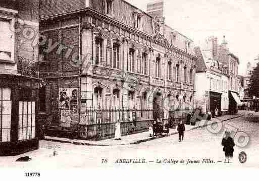 Ville de ABBEVILLE, carte postale ancienne