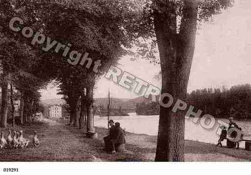 Ville de ALBAS, carte postale ancienne