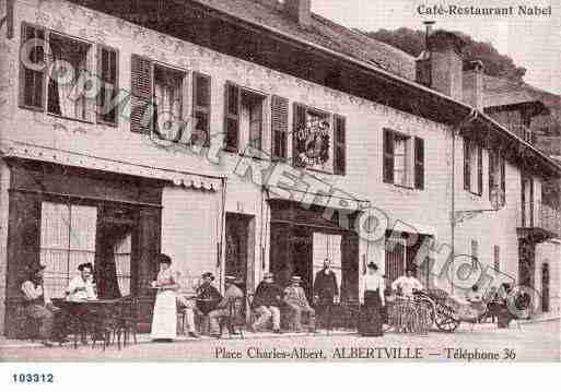 Ville de ALBERTVILLE, carte postale ancienne