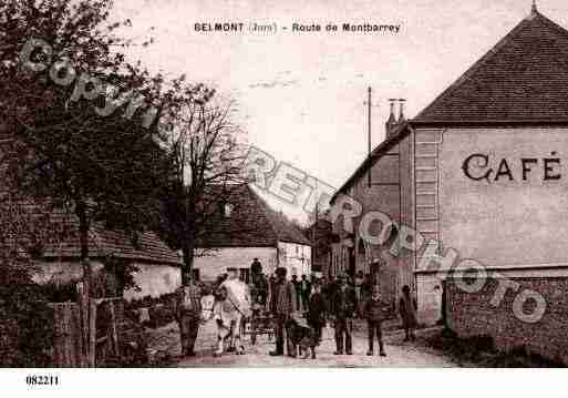 Ville de BELMONT, carte postale ancienne