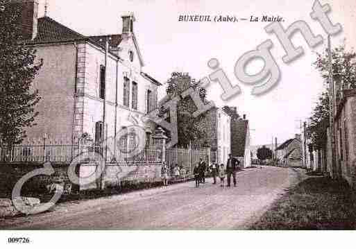 Ville de BUXEUIL, carte postale ancienne