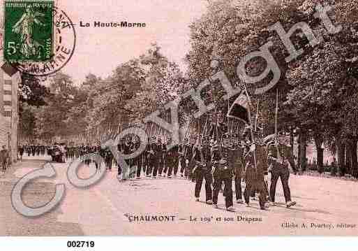 Ville de CHAUMONT, carte postale ancienne