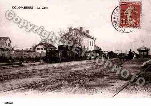 Ville de COLOMBIERS, carte postale ancienne