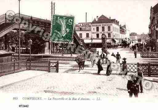 Ville de COMPIEGNE, carte postale ancienne