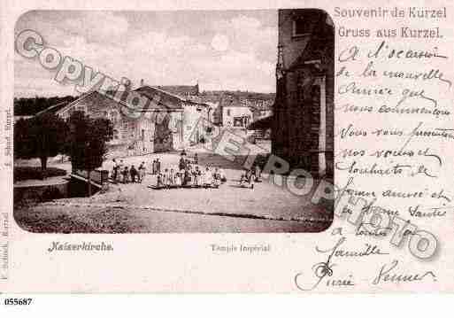 Ville de COURCELLESCHAUSSY, carte postale ancienne