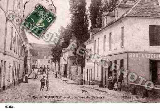 Ville de EPERNON, carte postale ancienne