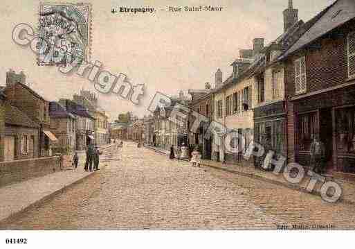 Ville de ETREPAGNY, carte postale ancienne