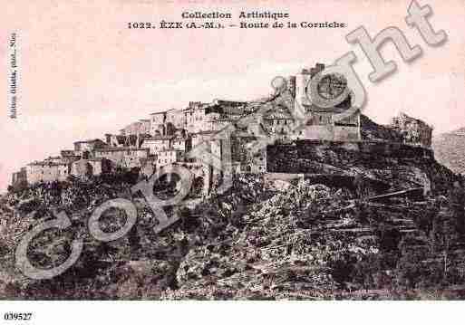 Ville de EZE, carte postale ancienne