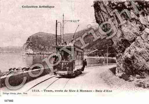 Ville de EZE, carte postale ancienne