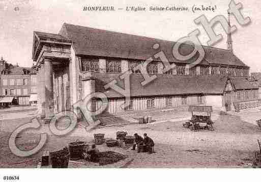 Ville de HONFLEUR, carte postale ancienne