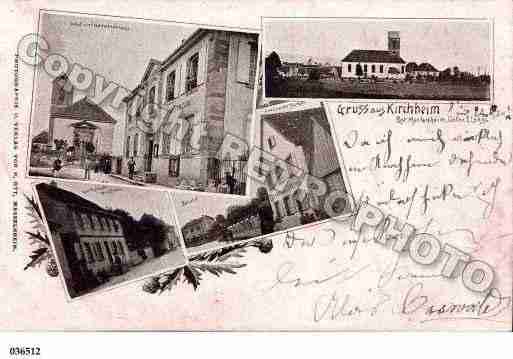 Ville de KIRCHHEIM, carte postale ancienne