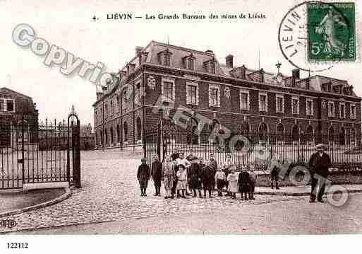 Ville de LIEVIN, carte postale ancienne