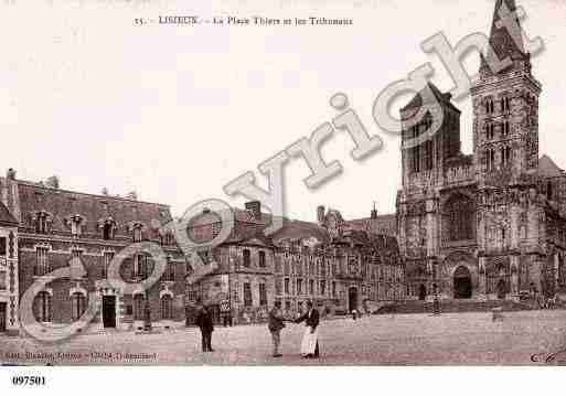 Ville de LISIEUX, carte postale ancienne