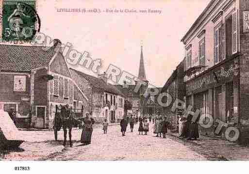 Ville de LIVILLIERS, carte postale ancienne