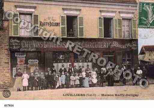 Ville de LIVILLIERS, carte postale ancienne