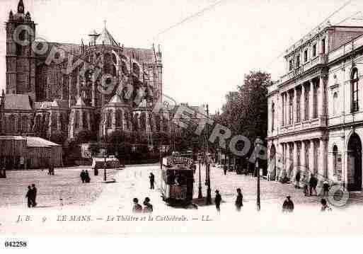 Ville de MANS(LE), carte postale ancienne