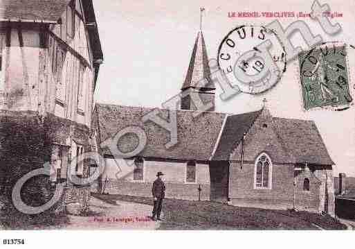 Ville de MESNILVERCLIVES, carte postale ancienne