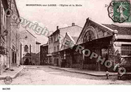 Ville de MONISTROLSURLOIRE, carte postale ancienne