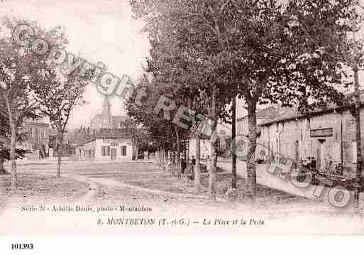 Ville de MONTBETON, carte postale ancienne