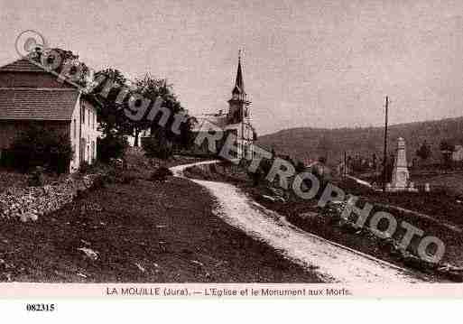 Ville de MOUILLE(LA), carte postale ancienne